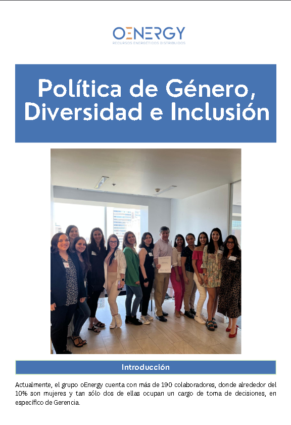Políticas Procedimientos Política de Género, Diversidad e Inclusión